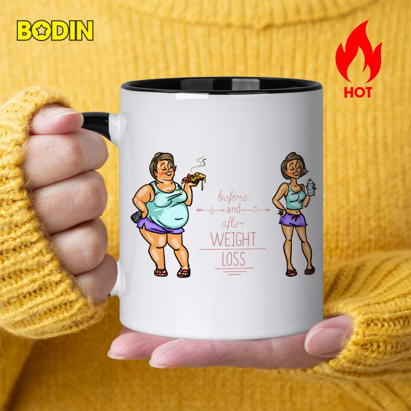 Tailorly Black Accent 11 oz Mug - themed words