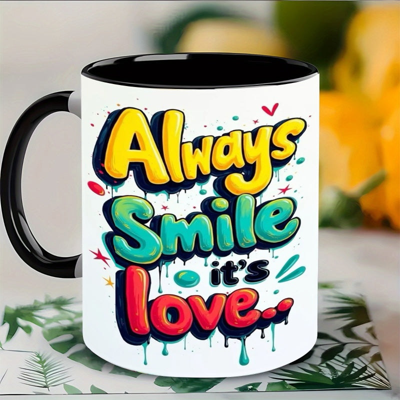 Tailorly Black Accent 11 oz Mug - graffiti