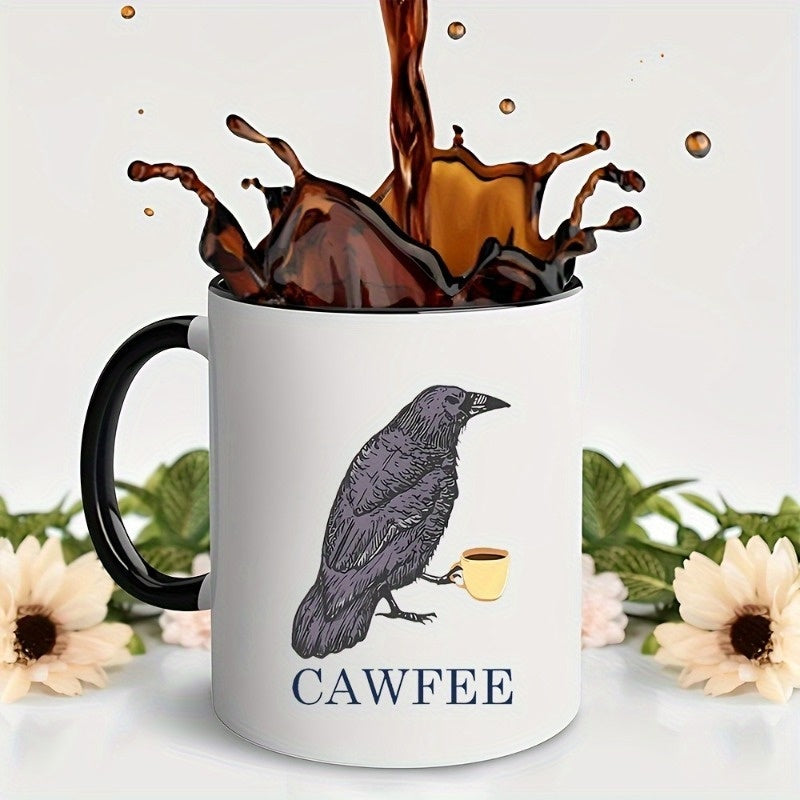 Tailorly Black Accent 11 oz Mug - funny bird