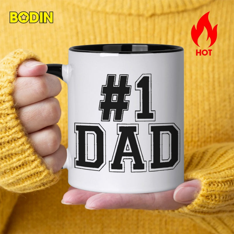 Tailorly Black Accent 11 oz Mug - 1 dad