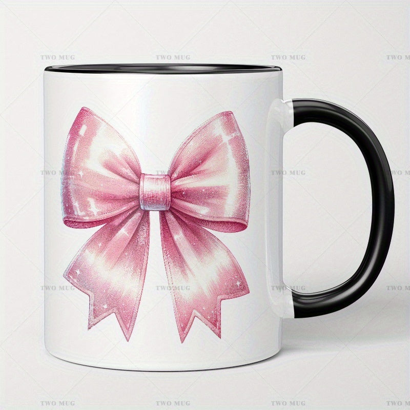Tailorly Black Accent 11 oz Mug - bow