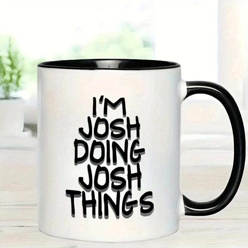 Tailorly Black Accent 11 oz Mug - doing things themed face name