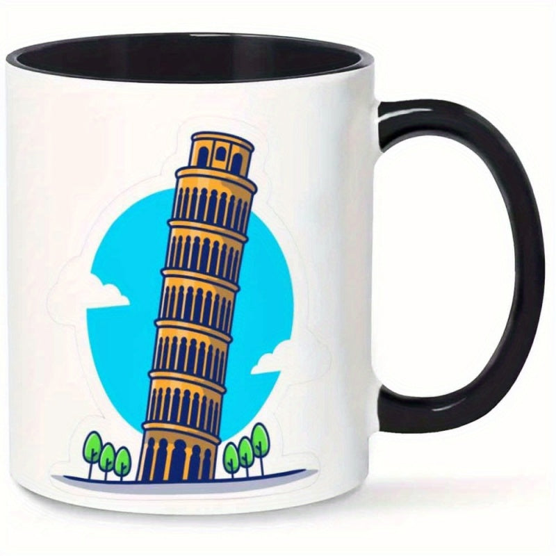 Tailorly Black Accent 11 oz Mug - tower of juice or fun gi