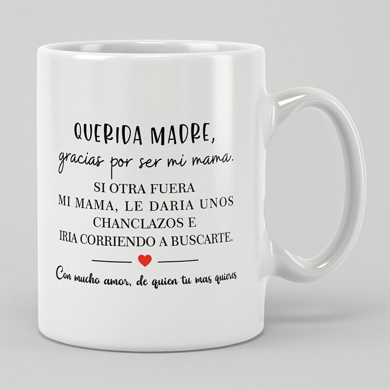 Tailorly White Ceramic 11 oz Mug - Glossy Featuring Simple Sentimental Typography And Red Heart Mug