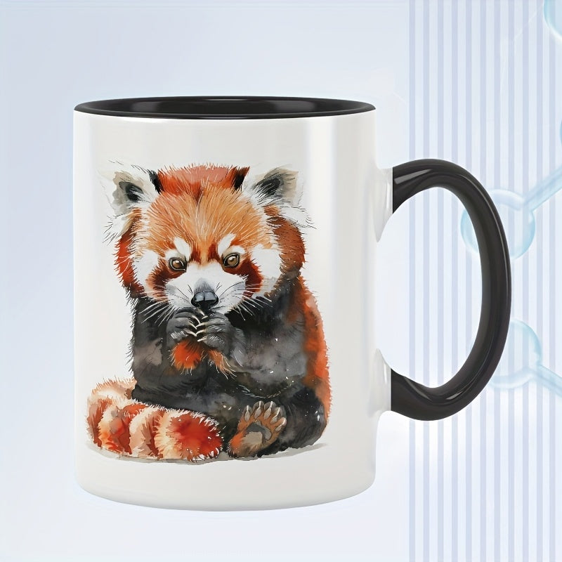 Tailorly Black Accent 11 oz Mug - fun and colorful bright colors vivid