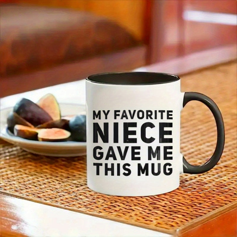 Tailorly Black Accent 11 oz Mug - letter printed