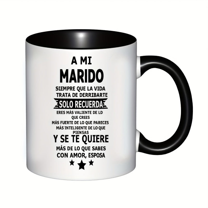 Tailorly Black Accent 11 oz Mug - spanish love quote with "a mi" message