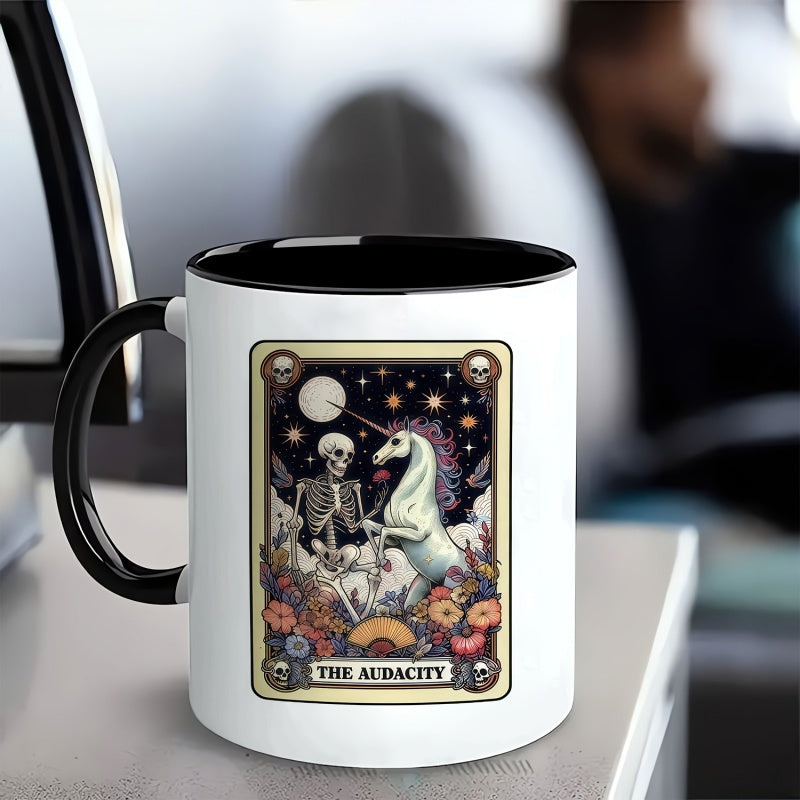 Tailorly Black Accent 11 oz Mug - tarot inspired