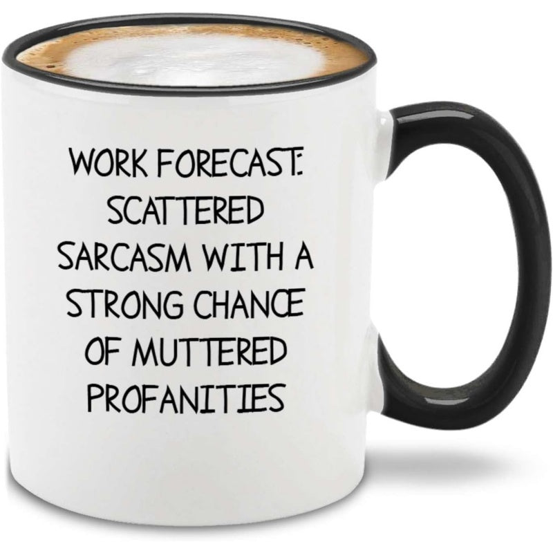 Tailorly Black Accent 11 oz Mug - work prediction dispersed