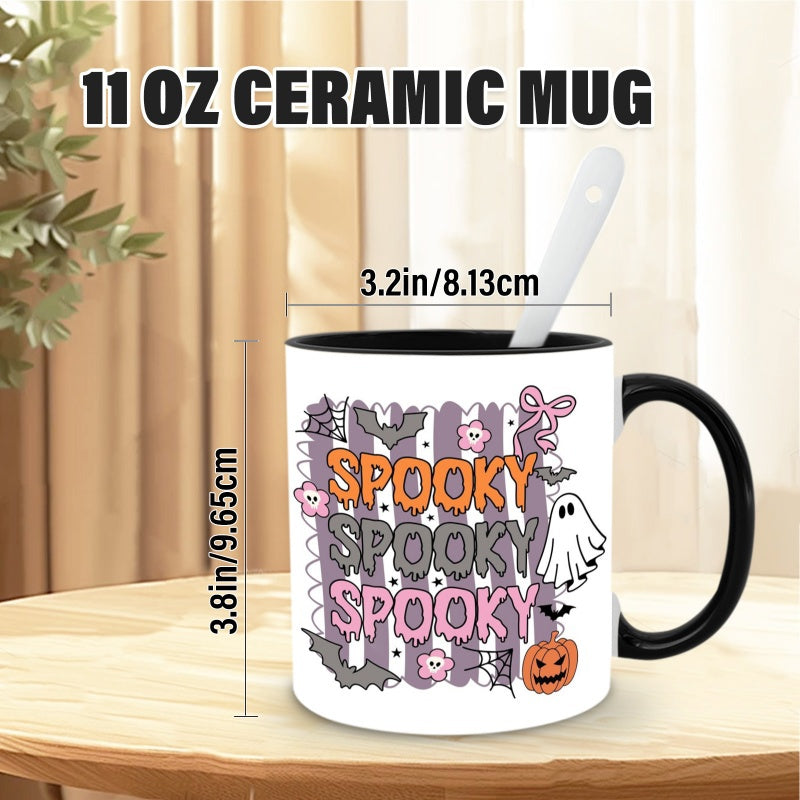Tailorly Black Accent 11 oz Mug - cute cartoon design