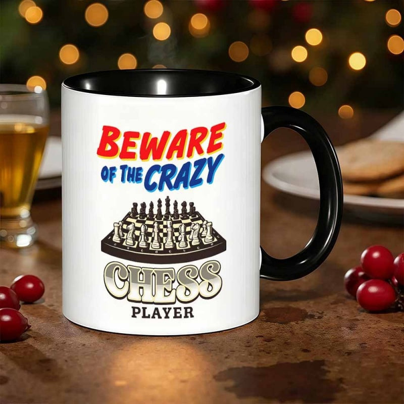 Tailorly Black Accent 11 oz Mug - 1pc novelty crazy 11oz360ml ceramic mug suitable for coffee tea birthday gifts unique and funny mothers day
