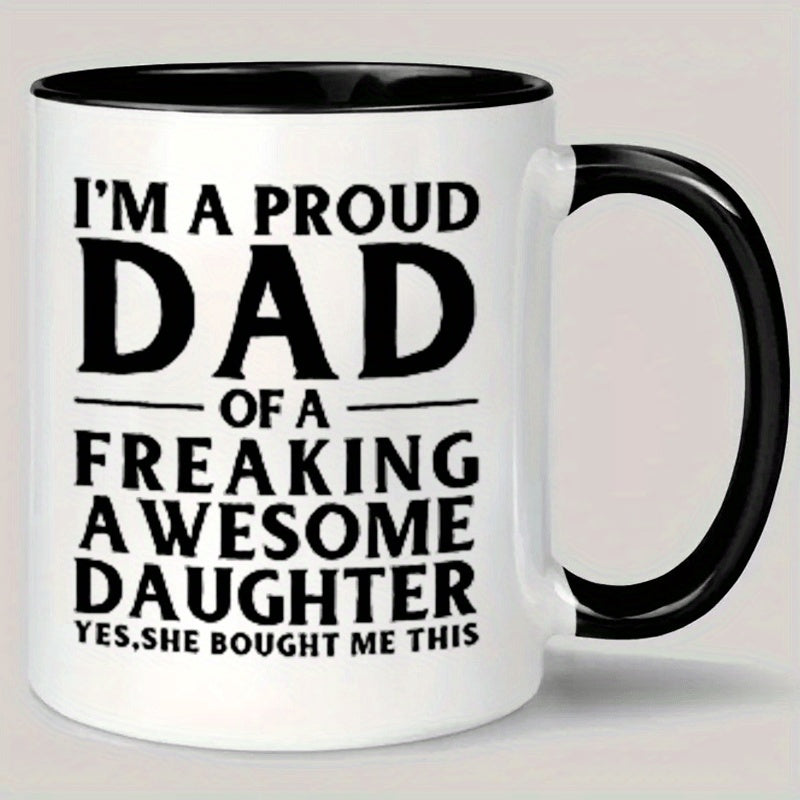 Tailorly Black Accent 11 oz Mug - im a dad text
