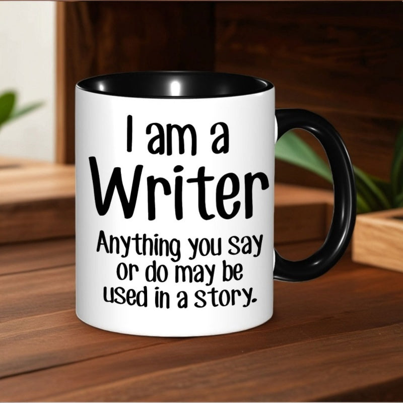 Tailorly Black Accent 11 oz Mug - humorous quote