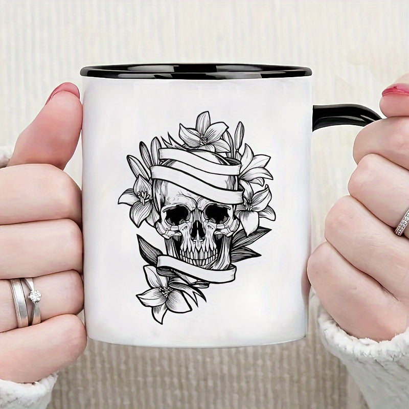 Tailorly Black Accent 11 oz Mug - 1pc for boss gifts coffee cups 11oz novelty ceramic cups best double sided cups gift cups birthday gifts christmas