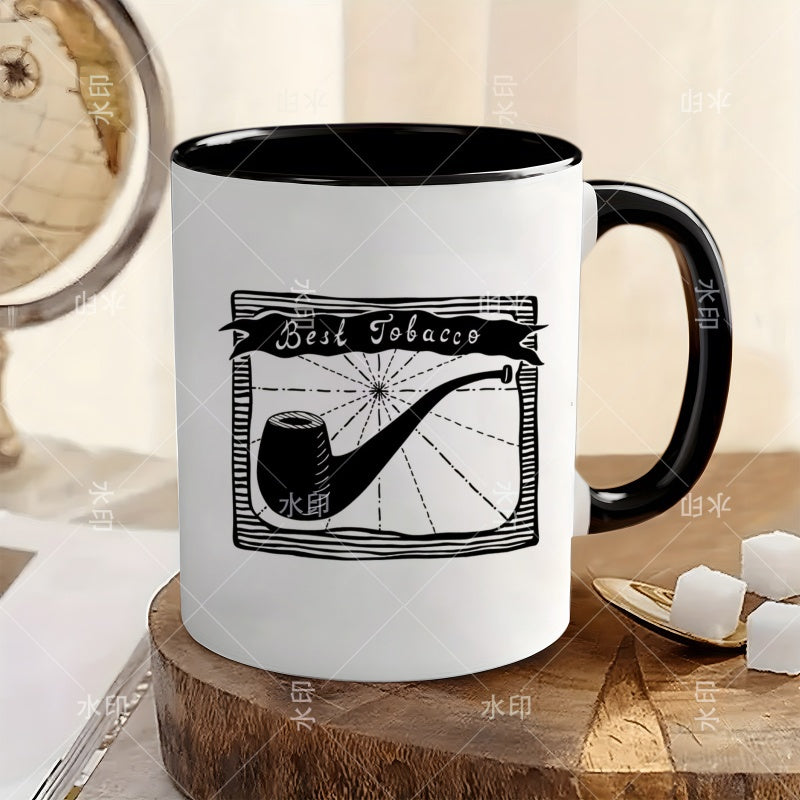 Tailorly Black Accent 11 oz Mug - vintage retro and bout design