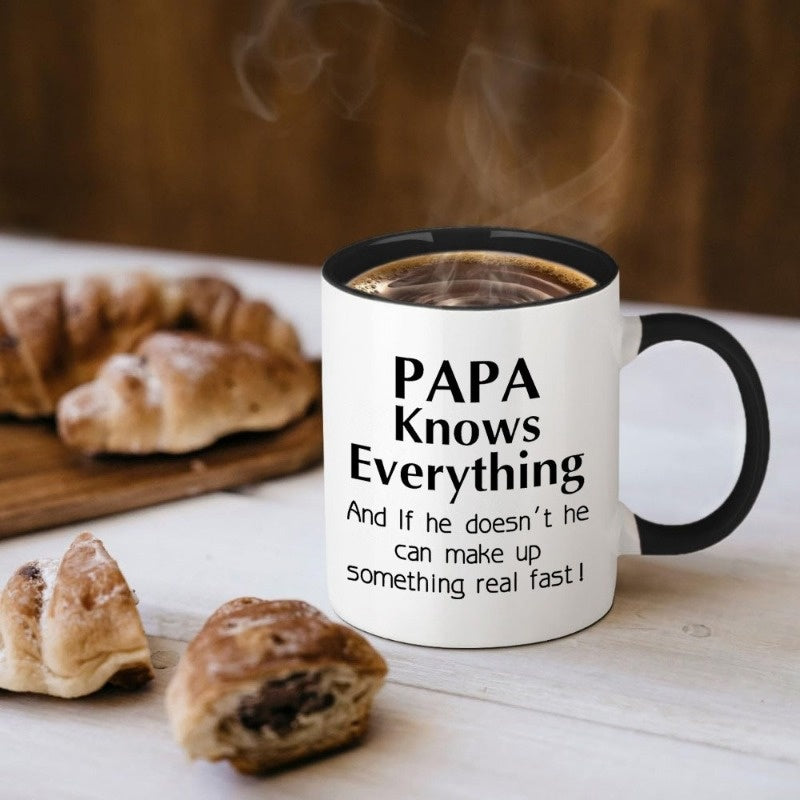 Tailorly Black Accent 11 oz Mug - everything if he doesnt something fast quote