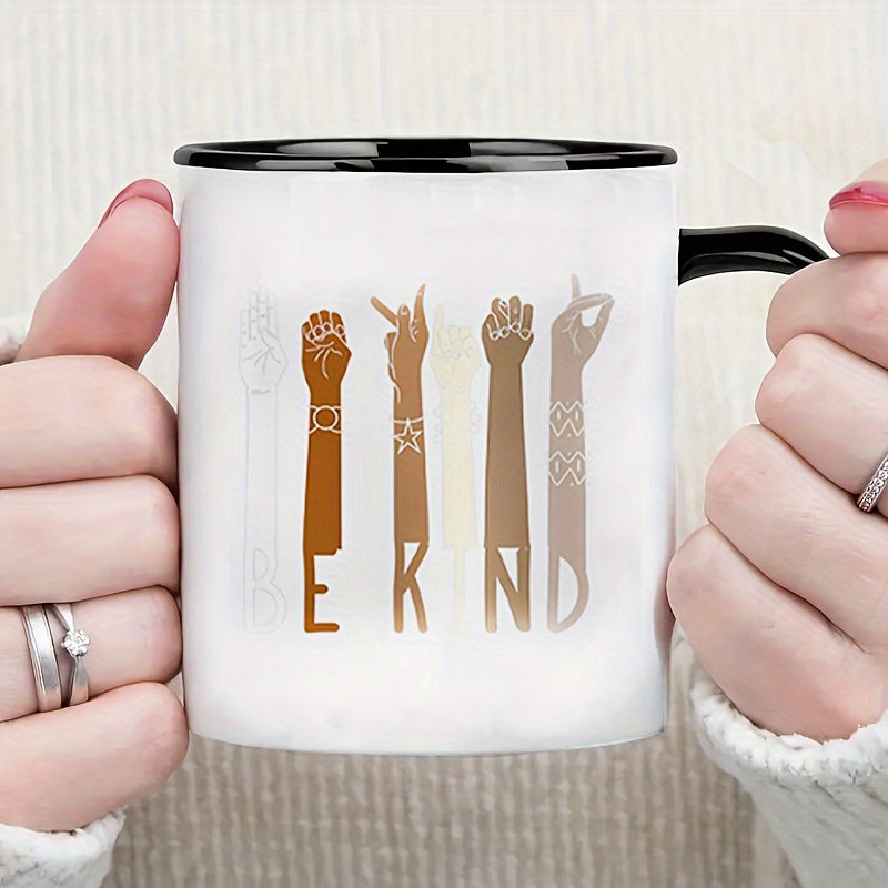 Tailorly Black Accent 11 oz Mug - funny coffee cup illustration