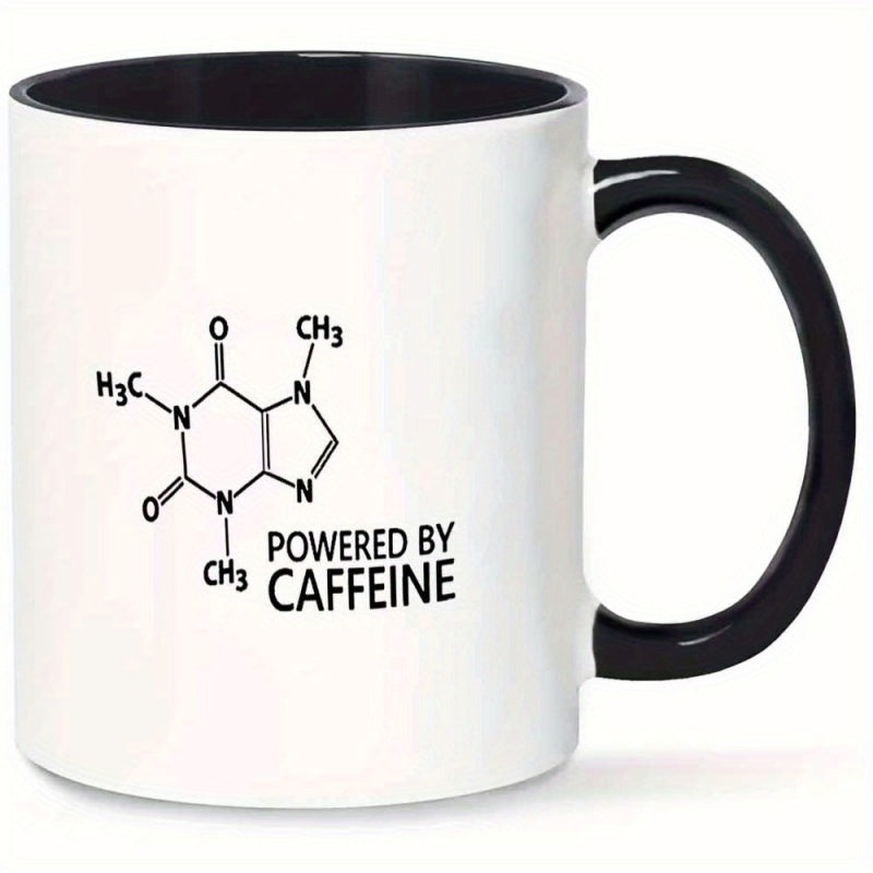 Tailorly Black Accent 11 oz Mug - science text