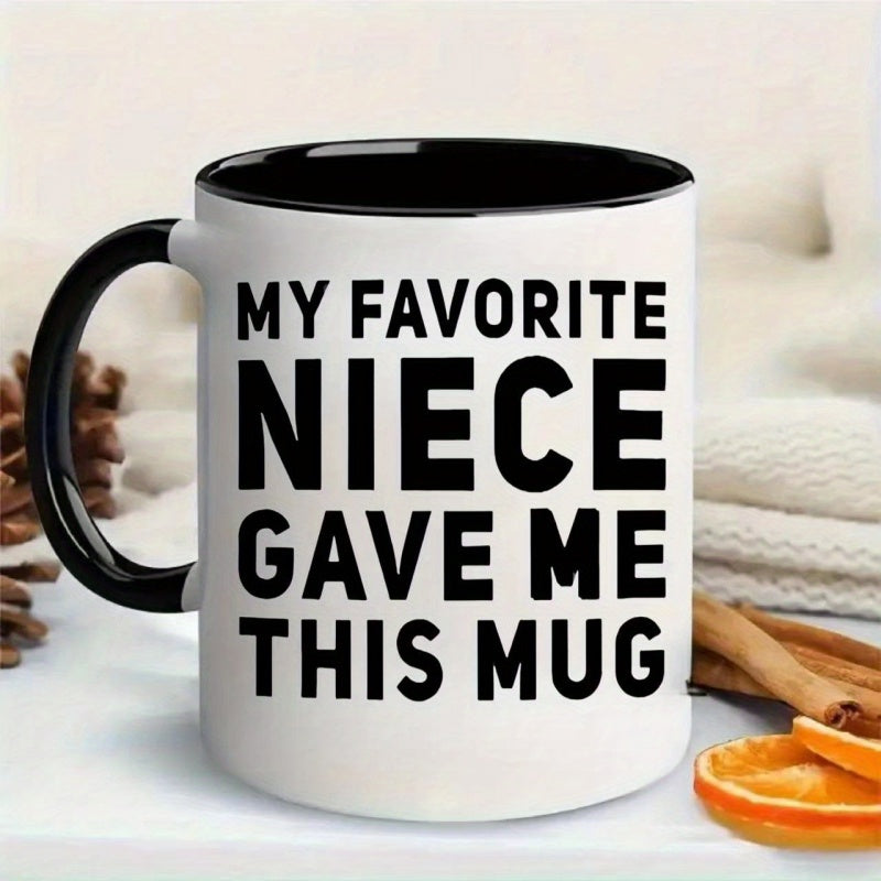 Tailorly Black Accent 11 oz Mug - letter printed