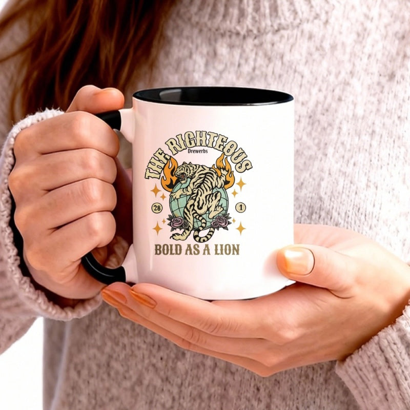 Tailorly Black Accent 11 oz Mug - 11oz coffee mug tea cup the as a decor office use creative gifts for men and women_8e4bed8088bc4988af2a2136a0eea8b6