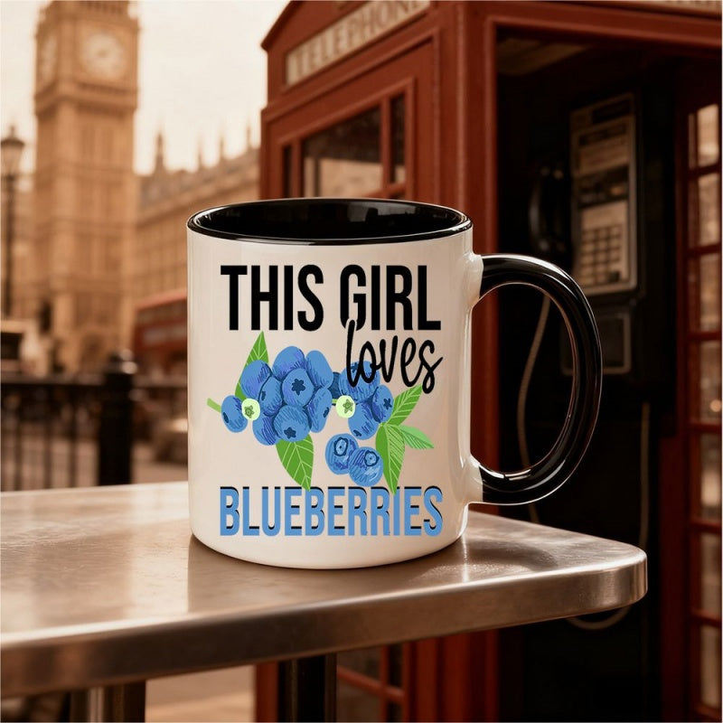 Tailorly Black Accent 11 oz Mug - this girl
