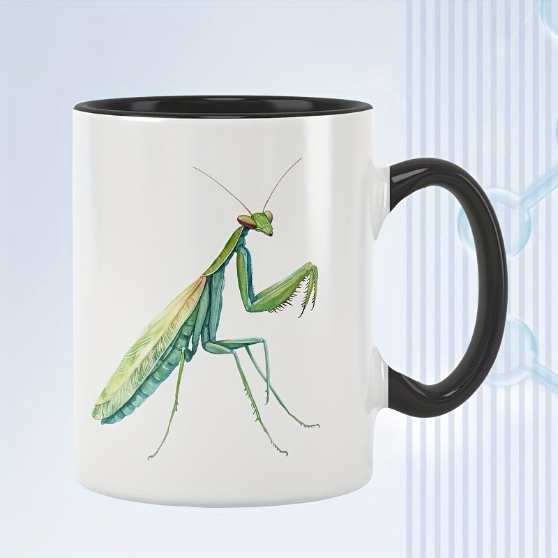 Tailorly Black Accent 11 oz Mug - realistic bug shaped