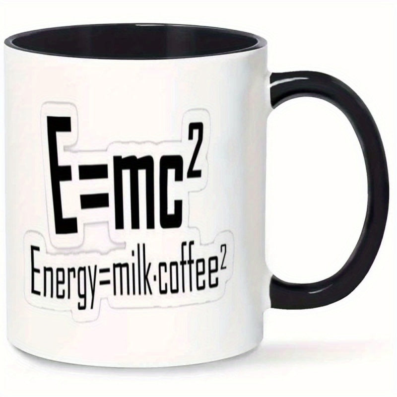 Tailorly Black Accent 11 oz Mug - science themed print