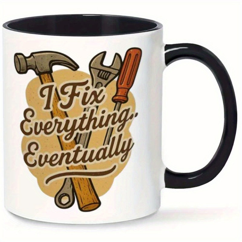 Tailorly Black Accent 11 oz Mug - wrenches