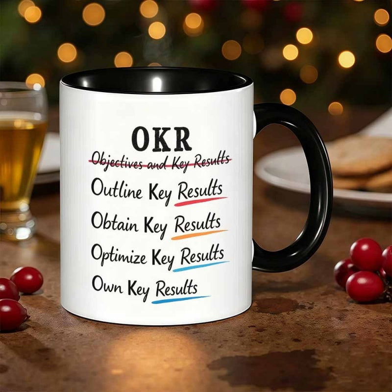 Tailorly Black Accent 11 oz Mug - novelty outline key results