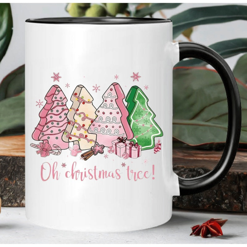 Tailorly Black Accent 11 oz Mug - tree