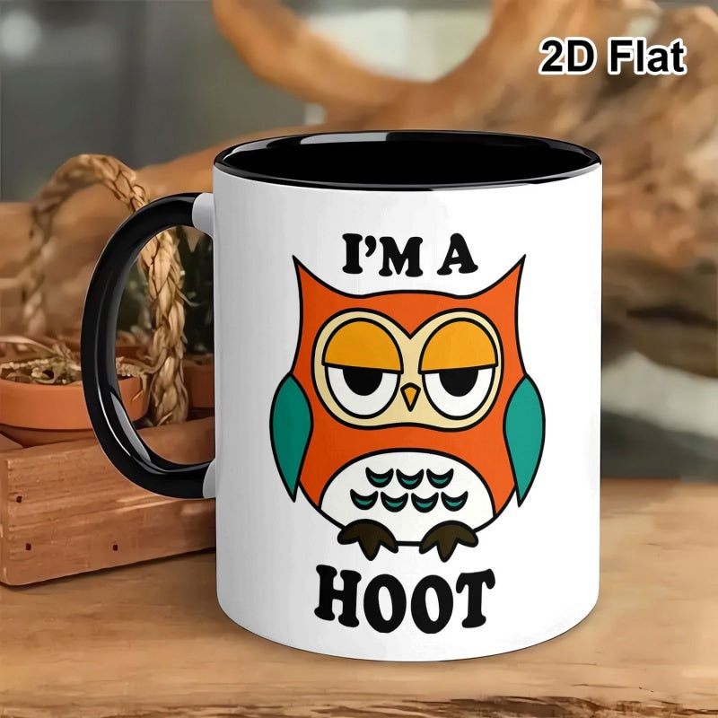 Tailorly Black Accent 11 oz Mug - a cartoon
