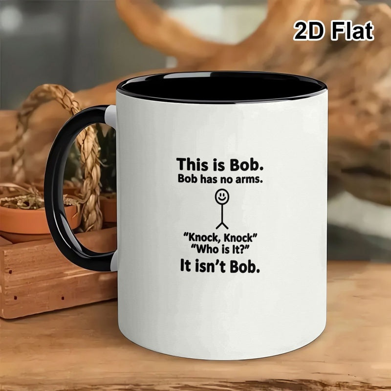 Tailorly Black Accent 11 oz Mug - humorous design and joke