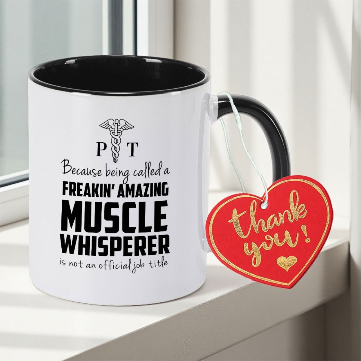 Tailorly Black Accent 11 oz Mug - Double-Sided Print