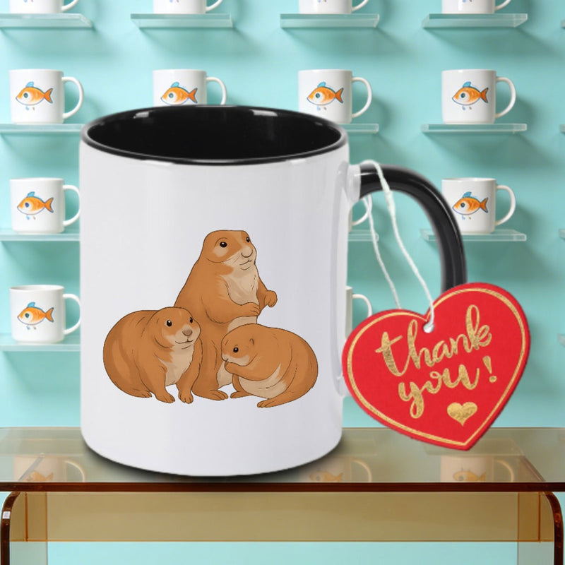Tailorly Black Accent 11 oz Mug - Three Logo
