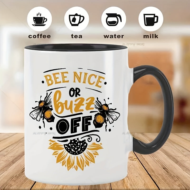 Tailorly Black Accent 11 oz Mug - friendly or pattern
