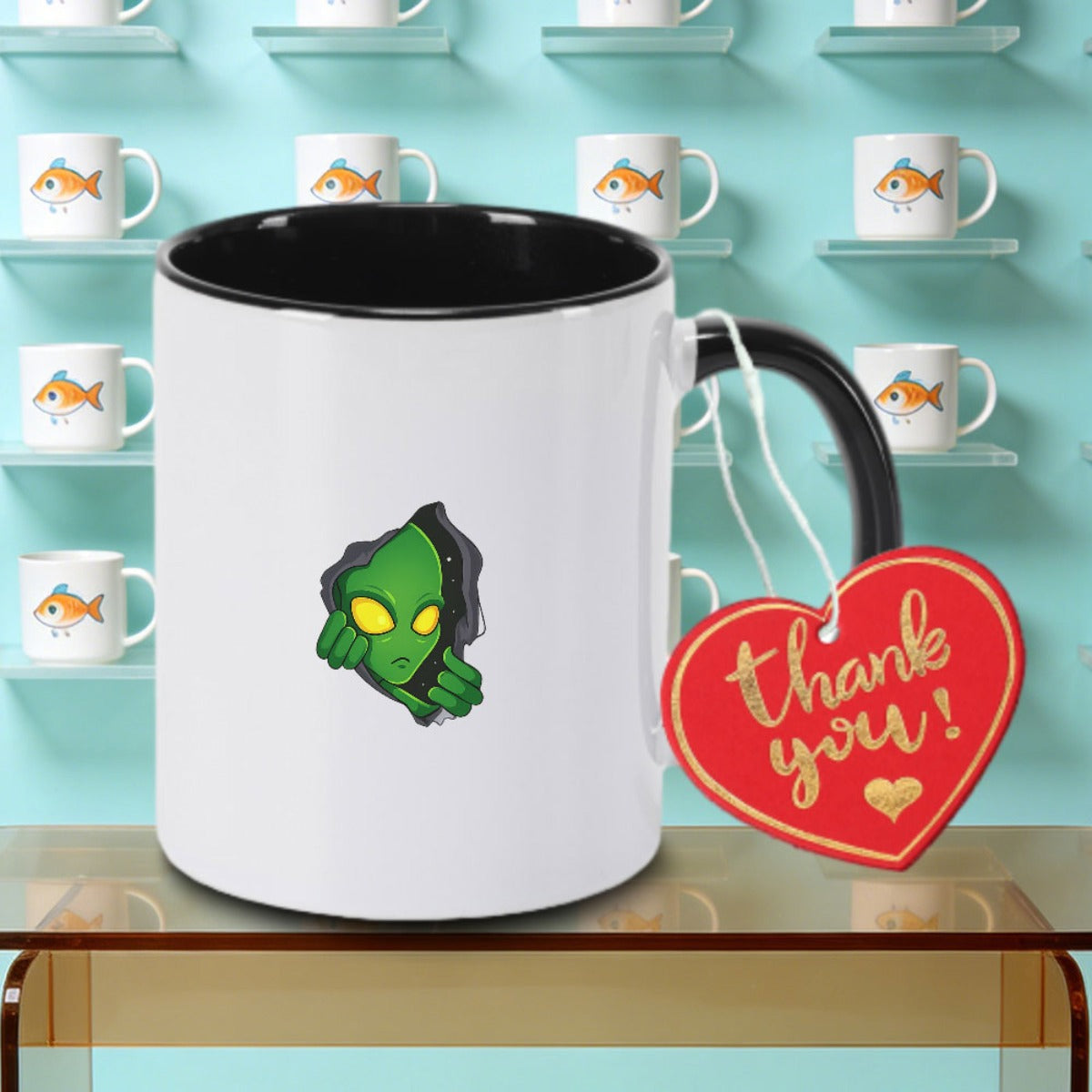 Tailorly Black Accent 11 oz Mug - The Anddesign logo