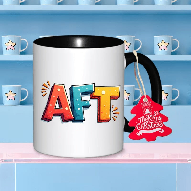 Tailorly Black Accent 11 oz Mug - aft logo