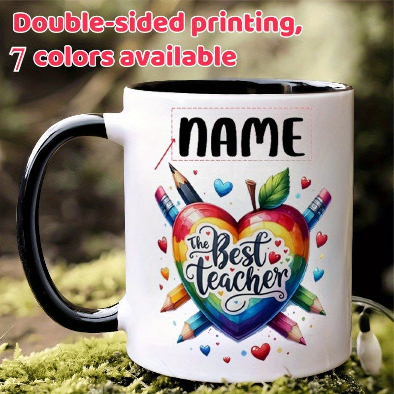Tailorly Black Accent 11 oz Mug - heart