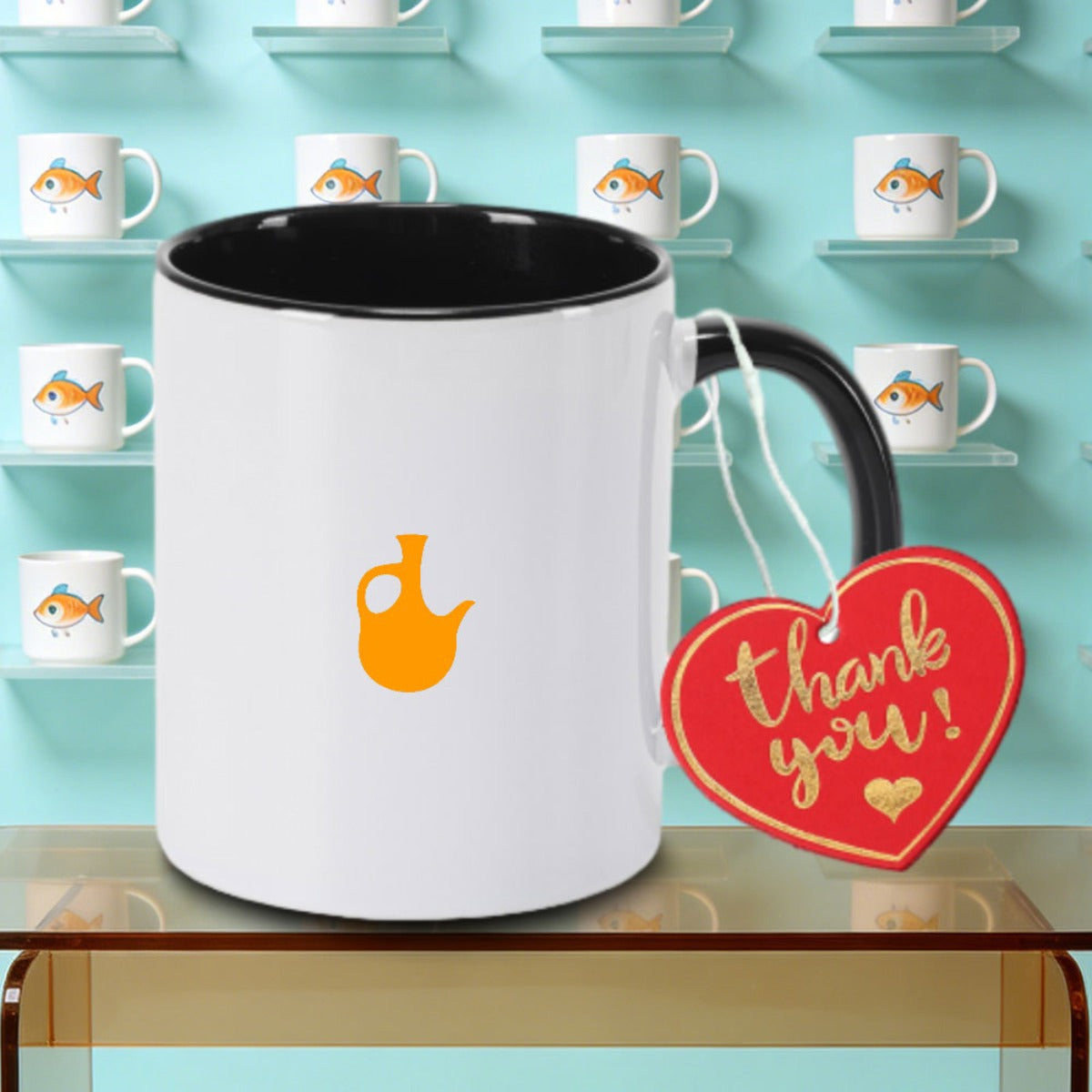 Tailorly Black Accent 11 oz Mug - Printed Logo