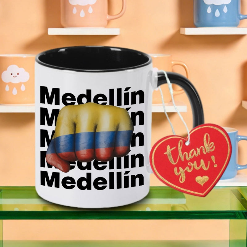 Tailorly Black Accent 11 oz Mug - print logo