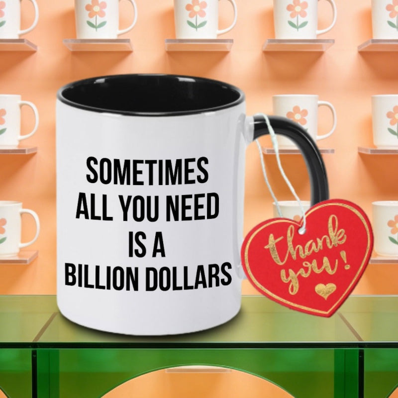 Tailorly Black Accent 11 oz Mug - christmas gift