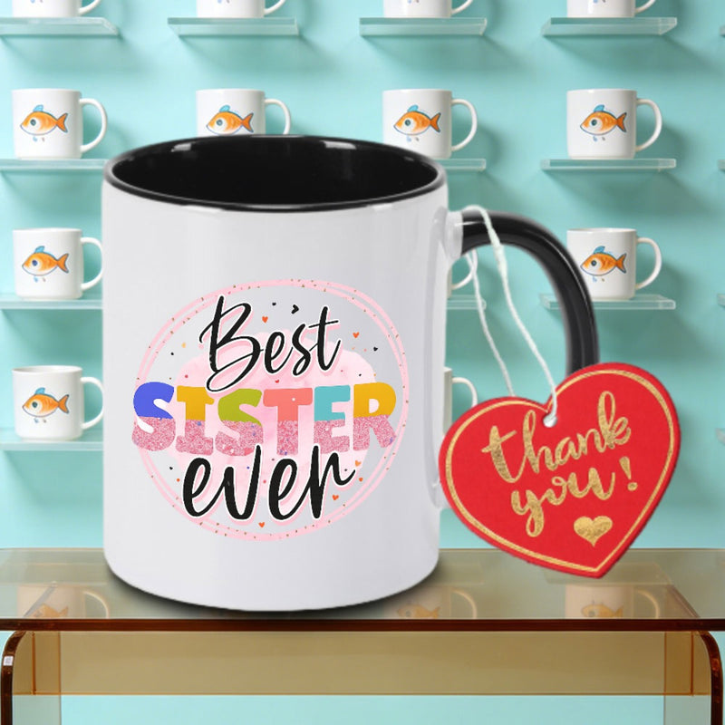 Tailorly Black Accent 11 oz Mug - The Logo