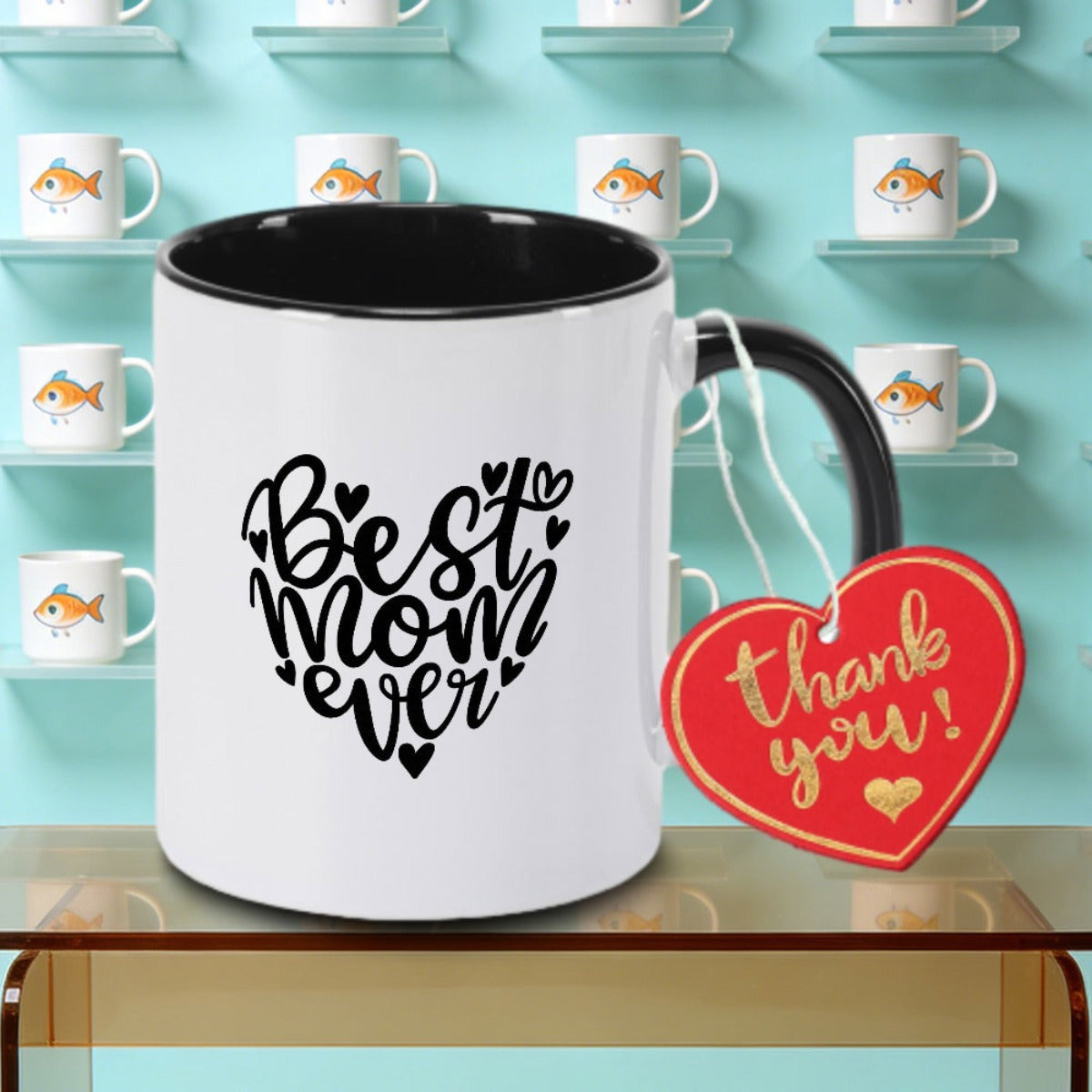 Tailorly Black Accent 11 oz Mug - Logo