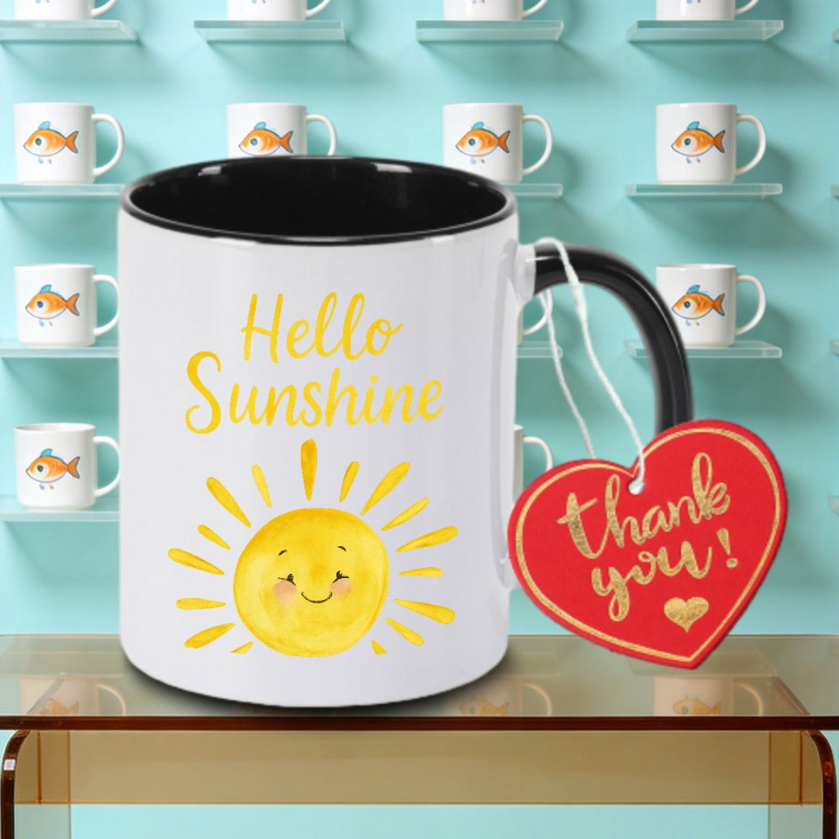 Tailorly Black Accent 11 oz Mug - Logo