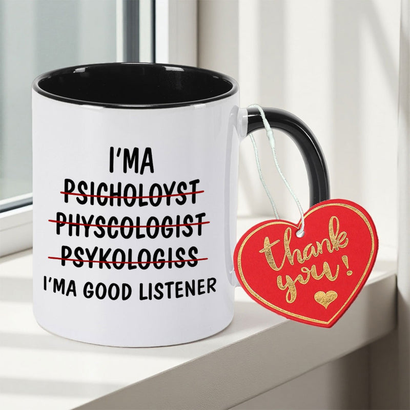 Tailorly Black Accent 11 oz Mug - I M A Good