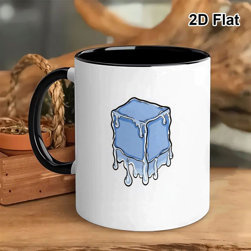 Tailorly Black Accent 11 oz Mug - melting graphic