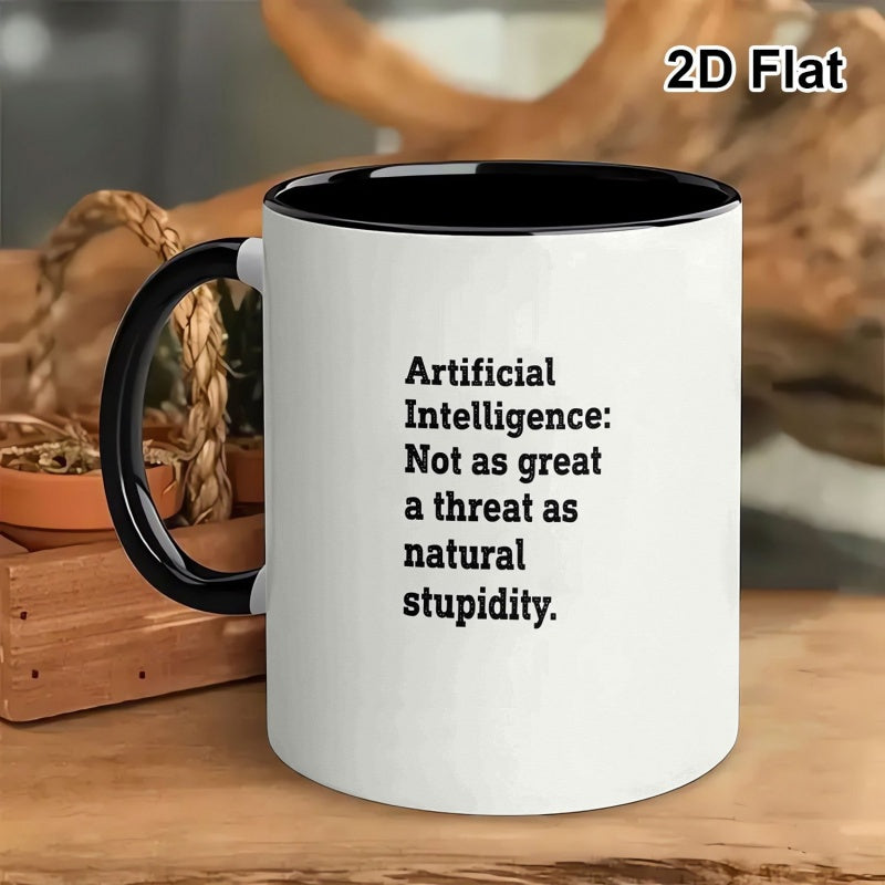 Tailorly Black Accent 11 oz Mug - funny quote pattern