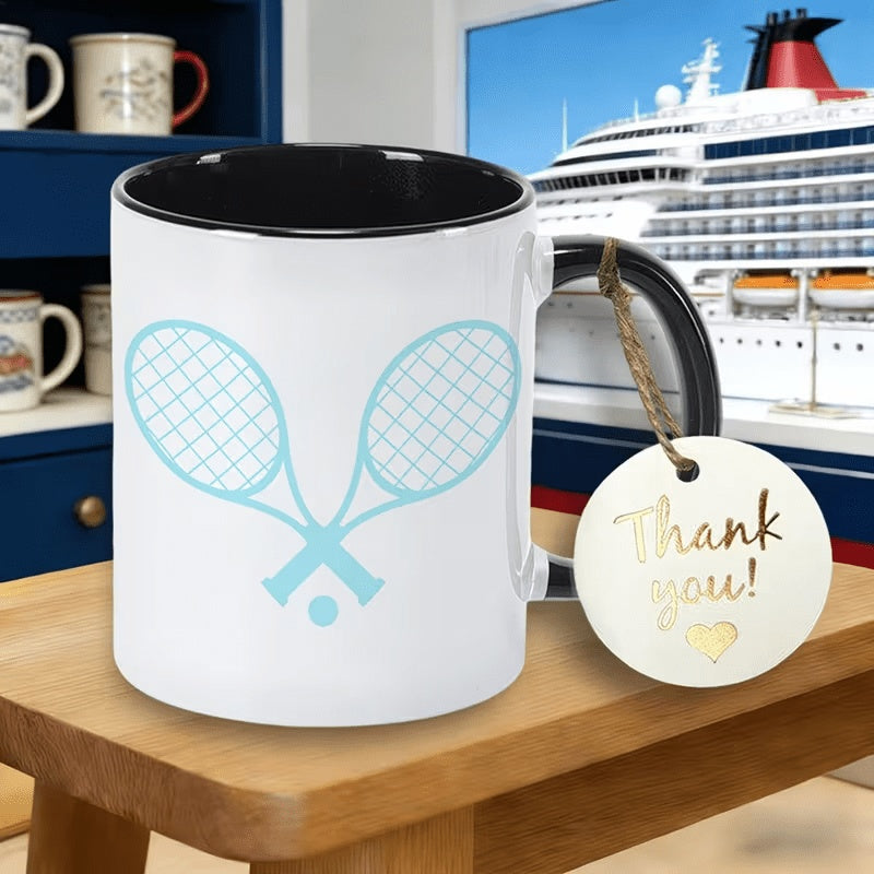 Tailorly Black Accent 11 oz Mug - graphic print logo