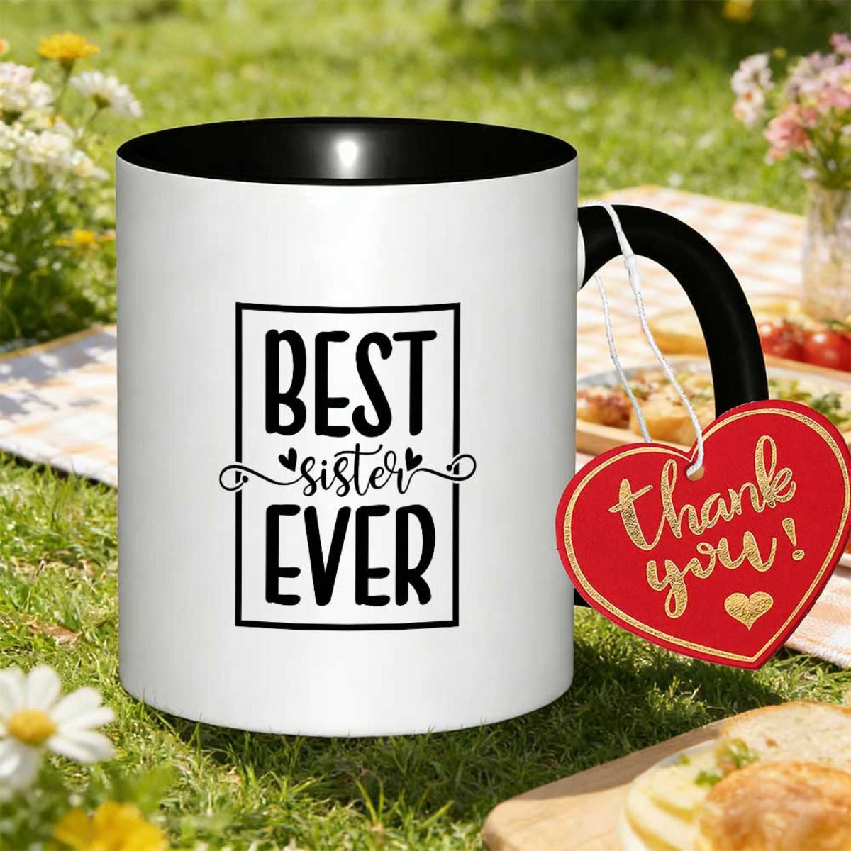 Tailorly Black Accent 11 oz Mug - one ceramic mug featuring daily use parties and as for holidays and with a capacity of 350ml_43acccc5e8af46858d1644d09c758c16