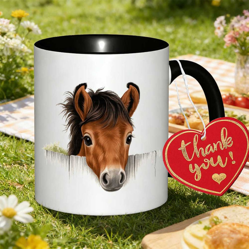 Tailorly Black Accent 11 oz Mug - broken wall